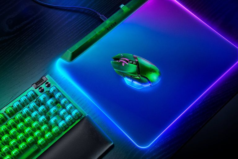 موس-RAZER-BASILISK-V3-PRO-35k-Phantom-Green-Edition-2-768x512