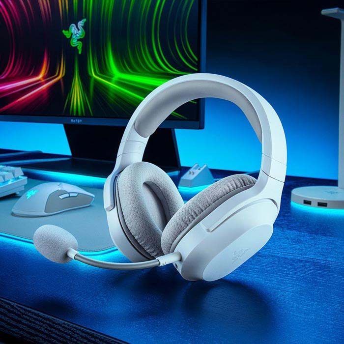 هدست-بی-سیم-ریزر-Razer-BARRACUDA-X-2022-Mercury-رنگ-سفید-4
